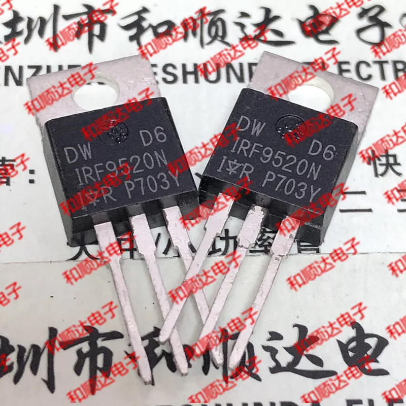 5PCS/Lot  IRF9520N   TO-220 -100V -6.8A