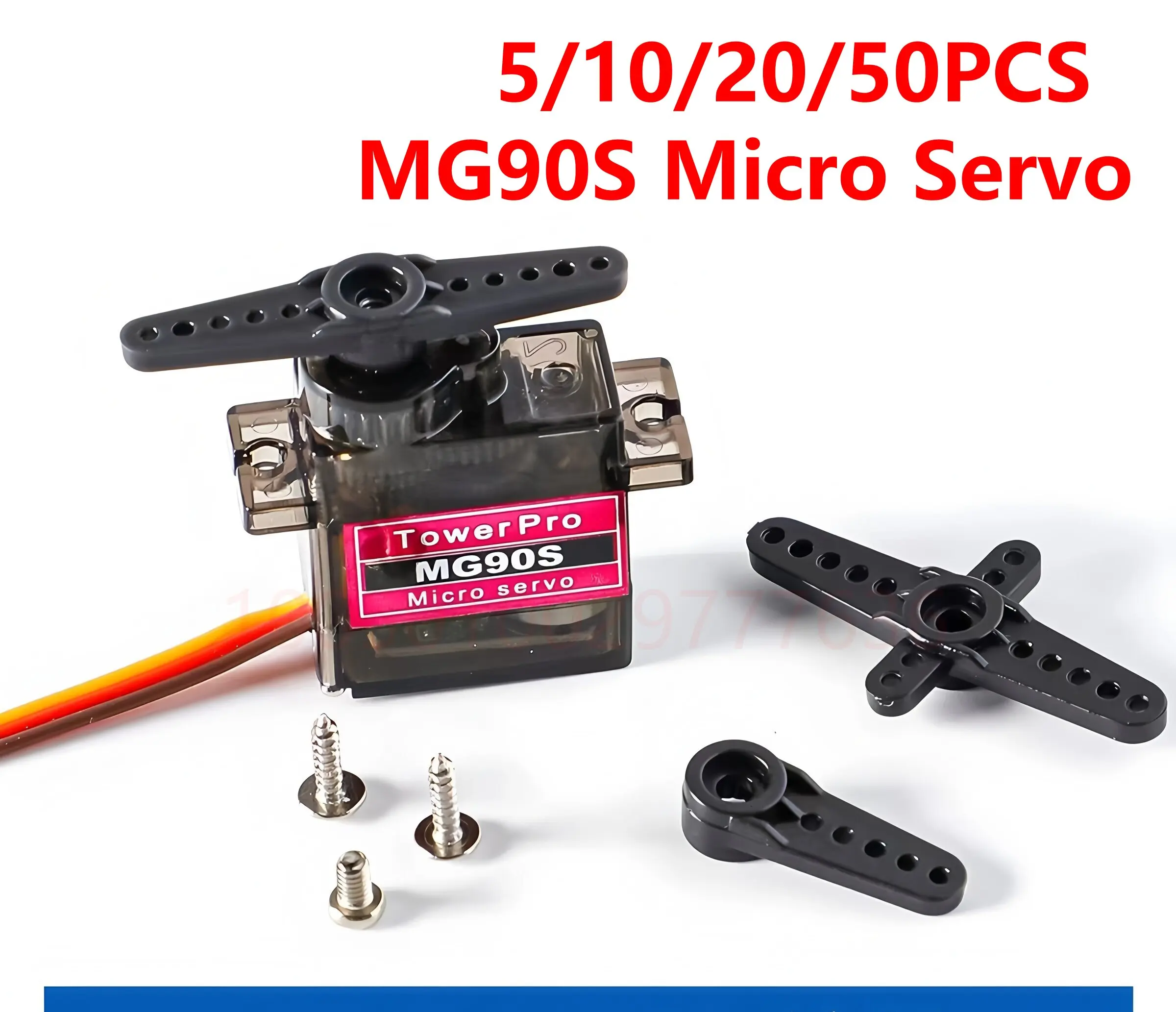 MG90S Servo 5/10/20/40Pcs All Metal Gear 9g SG90 Upgraded Version For Helicopter Plane Boat Car Trex 450 RC Robot 180 360 Degree view 2
