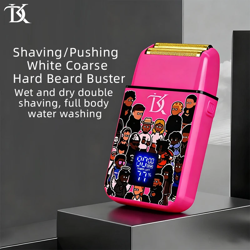 dkbag-waterproof-men's-electric-shaver-with-dual-blade-professional-beard-trimmer-electric-trimmer-back-and-forth-shaver