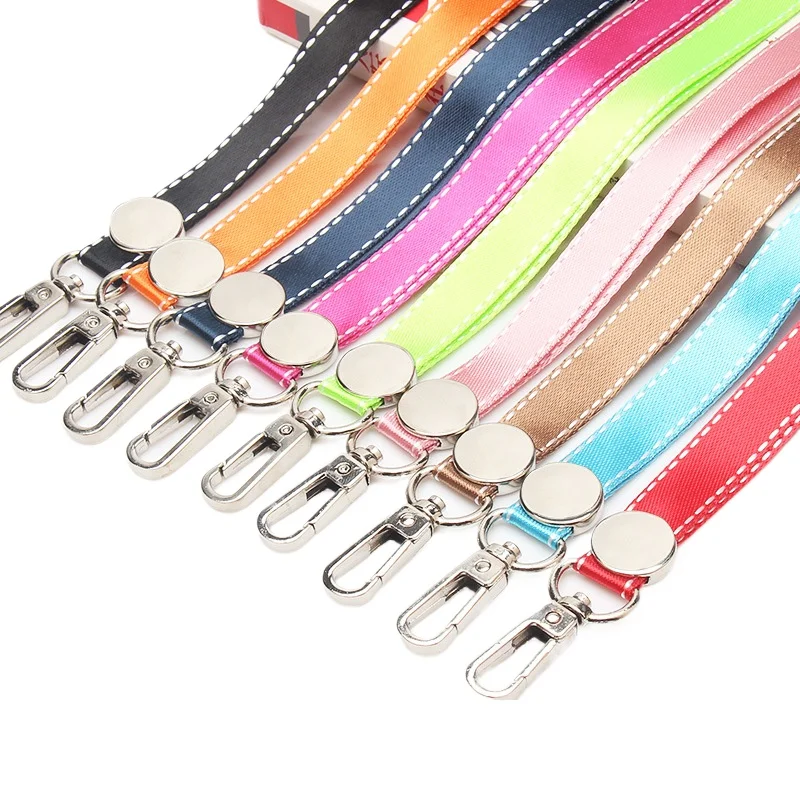 

Metal Hook 1.5 Centimeters Wide Work Card Hanging RopeID Sleeve Lanyard Chest Card Colorful Rope with Hook Card Accessories