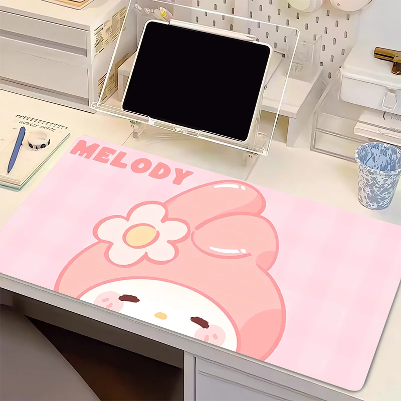 Mouse Pad PC Gaming Accessories kawaii My Melody E-sports Players Gamers Desk Mat Kuromi Varmilo Keyboard Mat Aesthetic Mousepad