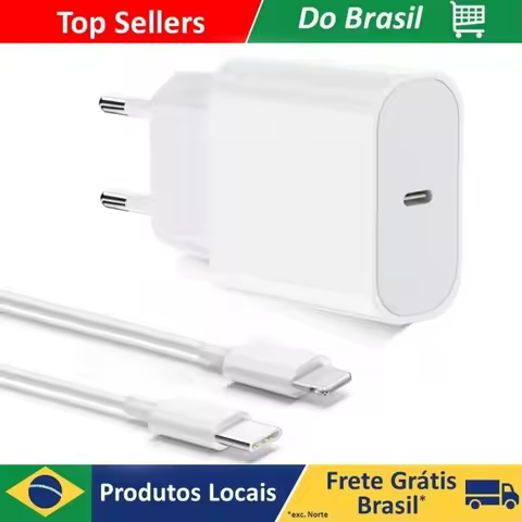 Carregador Rápido para iPhone da Apple, Compatível com iPhone 14, 13, 12, 11, 17 Air, 15, 16 Pro Max, Cabo USB Tipo C para Carregamento e Transferência de Dados