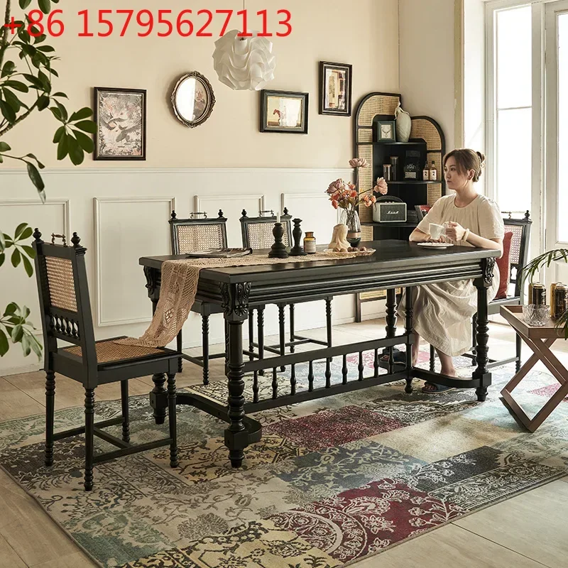 Sillas de Interior, Mesas de Comedor de Madera, Mesa de Comedor Moderna de Lujo para Fiestas y Eventos, Mesa de Cocina de Madera, Mesa Comedor para el Hogar