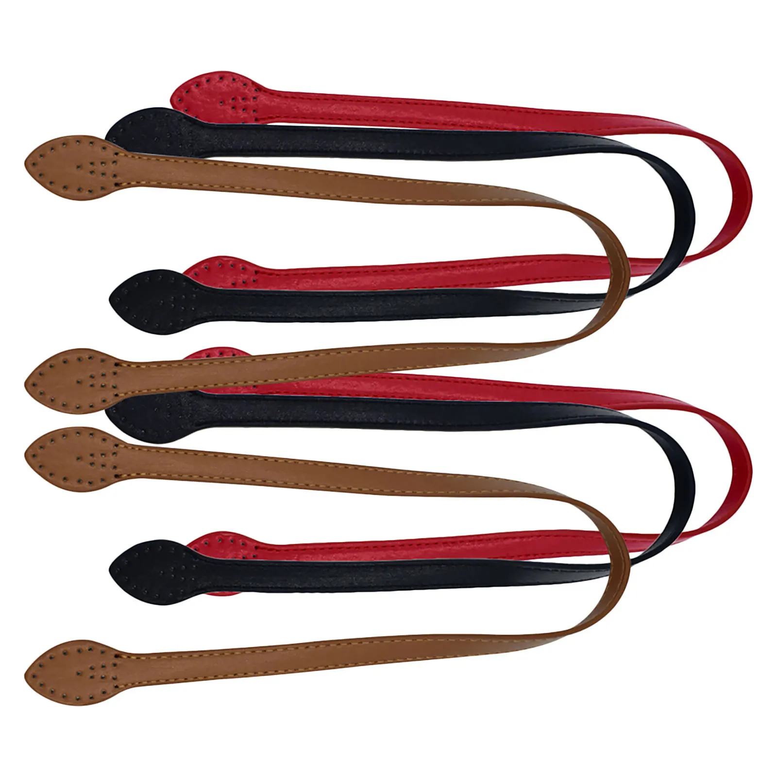 

6Pcs Shoulder Strap for Bag Premium Imitation Handbag Strap Replacement Handle for Women Red Black Yellow Brown Stylish