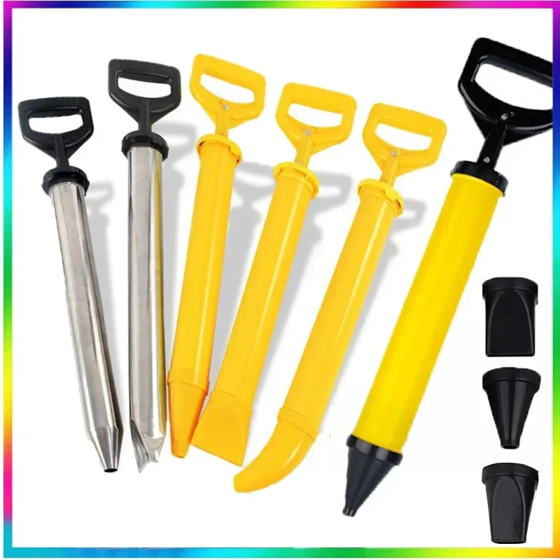 Caulking Gun Applicator Grouting Gun Grouting Mortar Sprayer Grout Filling Tools Cement Lime Pump With 4 Nozzles