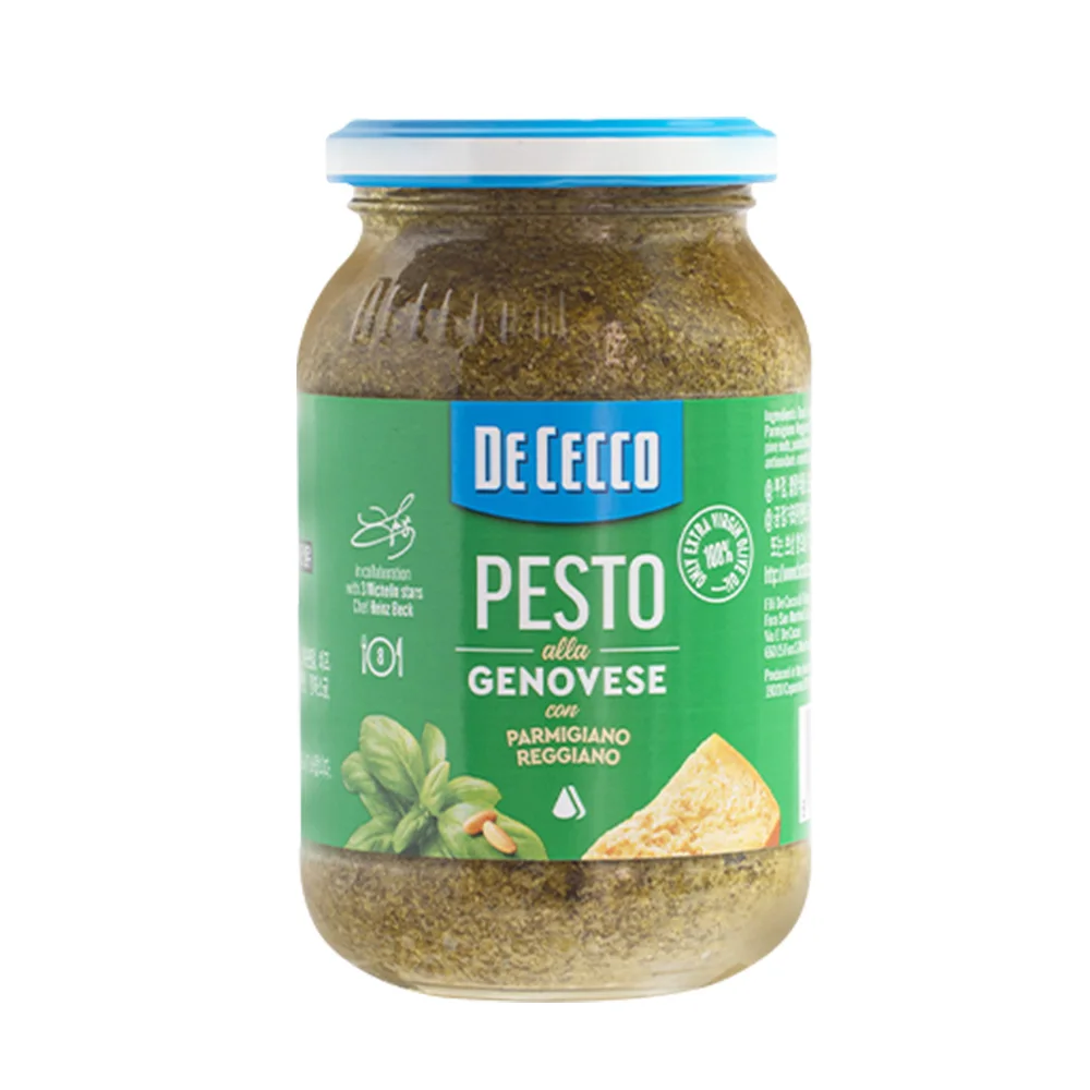 Pesto de albahaca Dececco 400g X 1