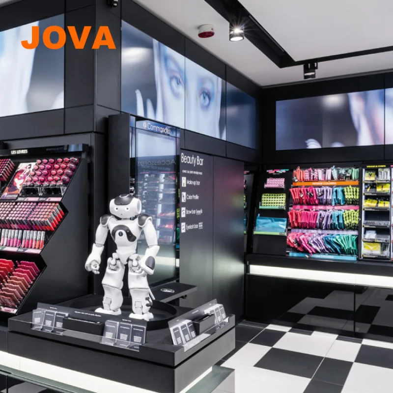 custom.Sleek Convenience Cosmetic Beauty Grocery Store Shelf