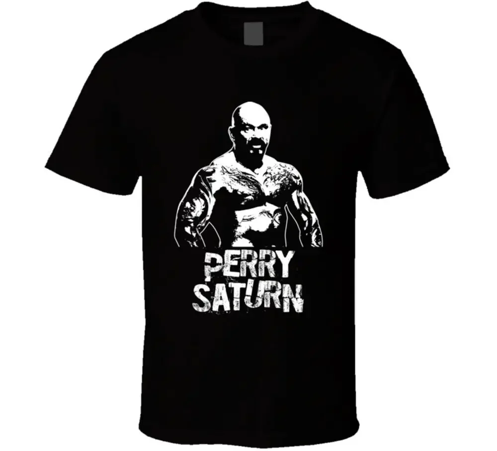 Perry Saturn Retro Legends Of Wrestling T ShirtHigh Quality 100%Cotton Short Sleeve