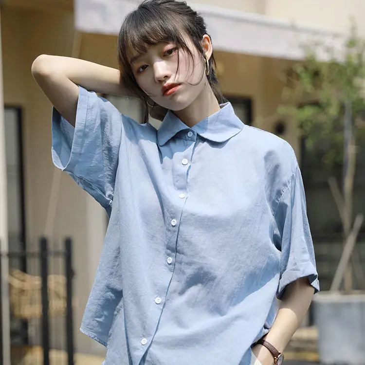 

Polka Dot Blouses Women Relax Fit Lightweight Lantern Sleeve Satin Fabric Spring Office Wear for Elegant Workwear and Streetwear