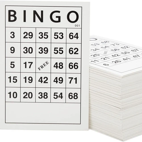 Imagen 1 del producto Hojas de Papel para Bingo de 4 x 6 Pulgadas, 180 Hojas, Tarjetas Numéricas Reutilizables y Cartas de Juego para Noches de Juego para Adultos, Fiestas y Celebraciones