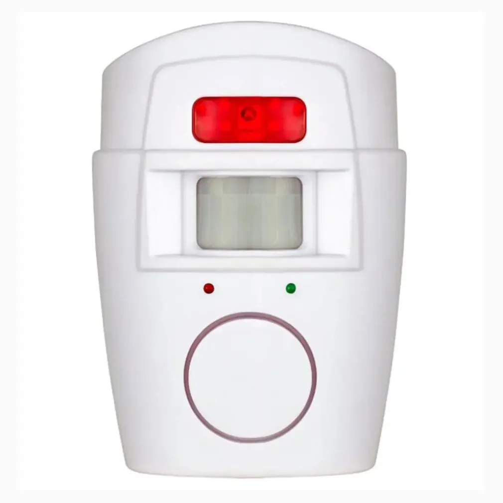 Wireless PIR Motion Sensor Detector Alarm with 2 Remote Controls Door Window for Home Shed Garage Caravan Alarm Security System