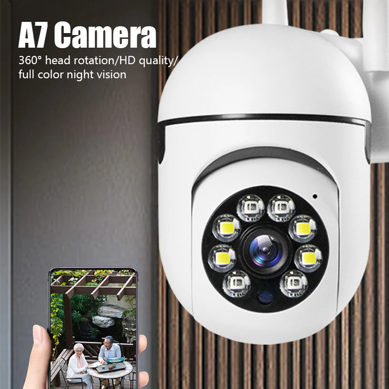 WIFI IP Camera Auto Tracking Audio CCTV Surveillance Camera Outdoor Night Vision Wireless Security Cameras Mini Monitor 2.4G Cam