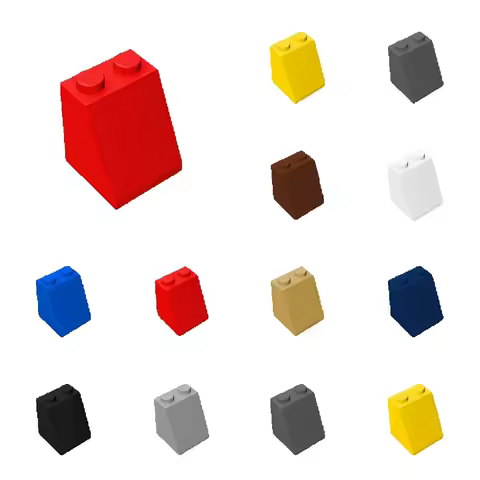 50pcs 3678 Helling 65 2X2 Bouwsteen Kit High-Tech Met Bodem Buis Bakstenen Educatief Deeltje Speelgoed Kinderen Verjaardagscadea