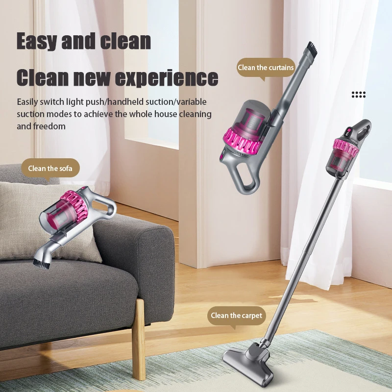 Car Vacuum Cleaner Wireless Powerful High Power Dust Catcher Portable Strong Suction Handheld Vacuum Cleaner for Car and Home