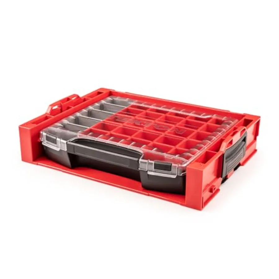 

Lidded Drawer i-BOXX with 26-Piece Organizer Bin Set in Stacking Drawer Rack OLB94024