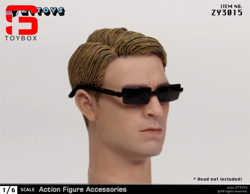 ZYTOYS ZY3015 ZY3016 ZY15-20 Skala 1/6 Męskie Damskie Okulary Przeciwsłoneczne Akcesoria Model Pasujące do 12-calowych Figur Żołnierzy i Lalek