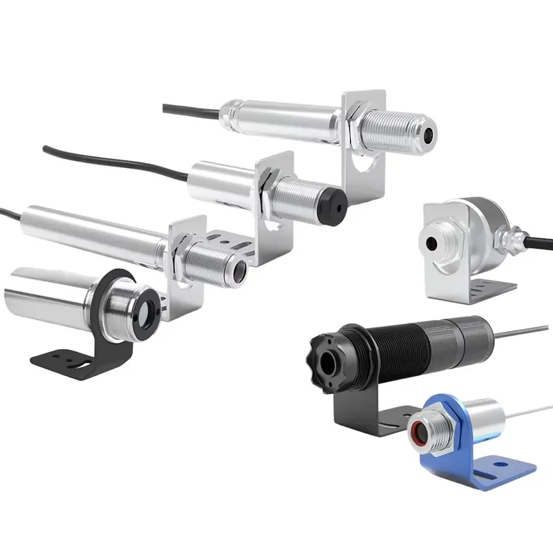 Stainless Steel 600C 4-20mA Output Pyrometer Thermometer Temperature Sensor and Transmitter with 2m Wire