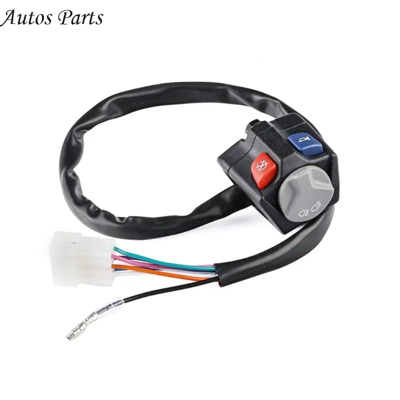 57BA Off Roading Motorcycle Handle Switches High Low Beam Ignitions Button Dustproof