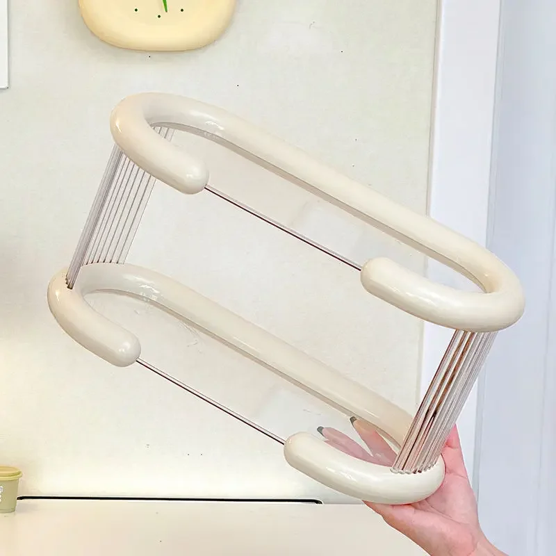INS Style Acrylic Mug Cup Holder Dustproof Desktop Household Water Cup Storage Rack Tea Set Glass Cup Rack Cosmetics Box 4