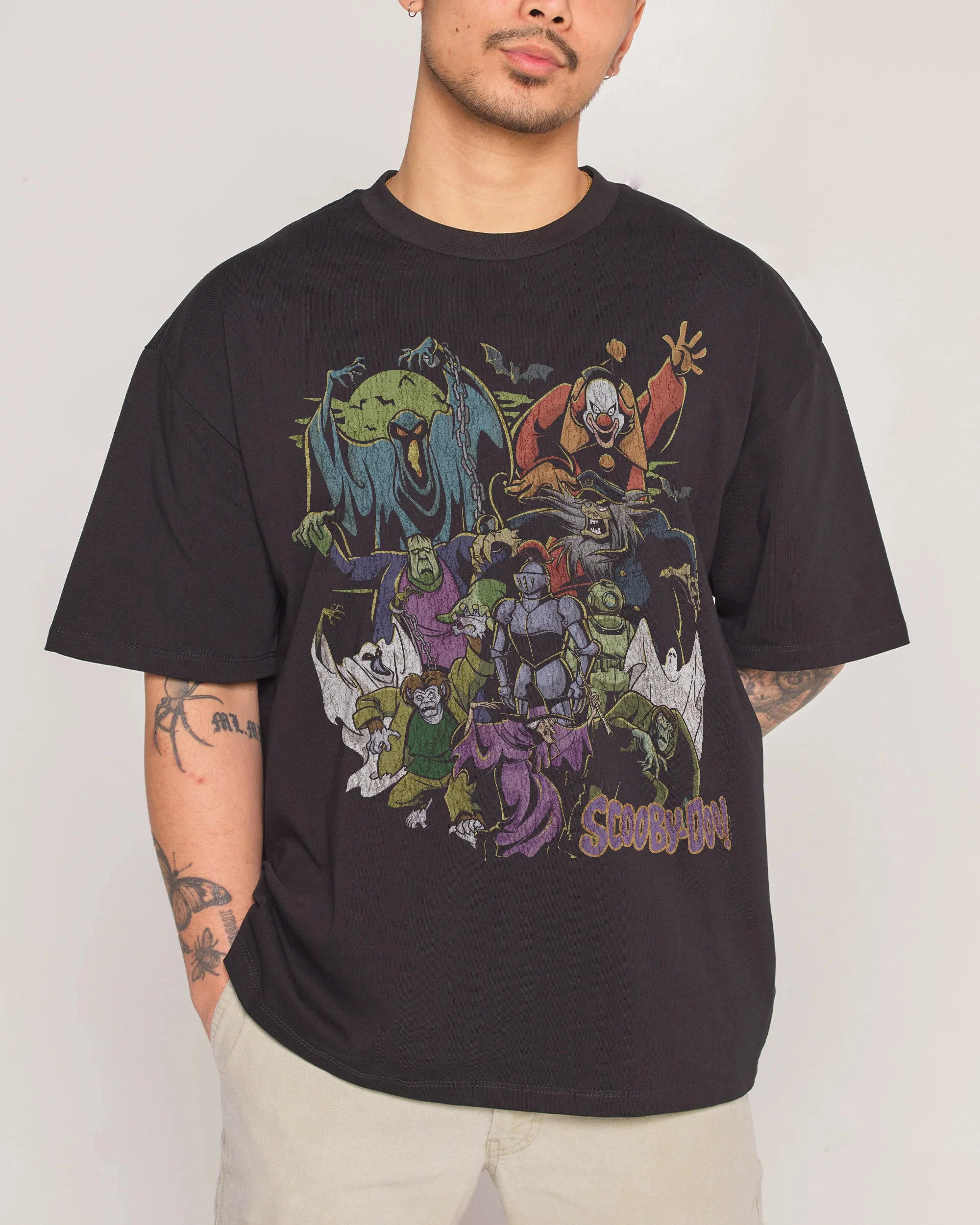 Scooby Doo Classic Monsters Vintage Graphic T Shirt Men Women and Kids Casual Crew Neck Short Sleeve Tee High-quality Streetwear