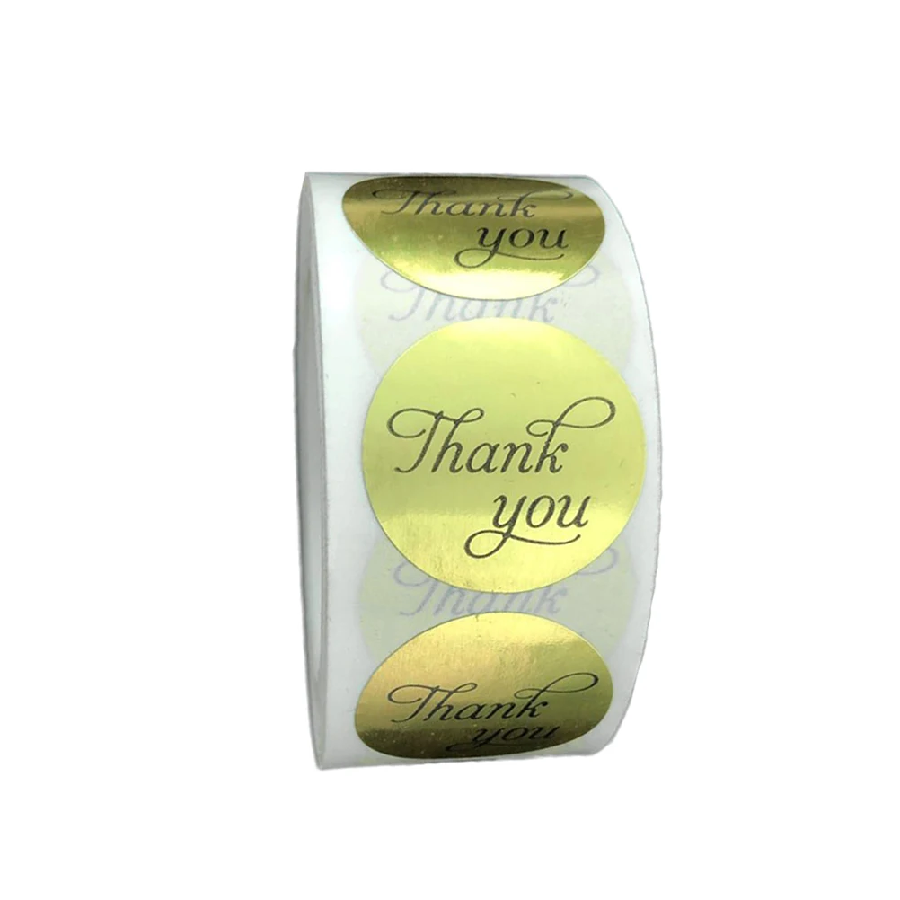 

2 Rolls Premium Adhesive Round Stickers for Cookies Bags Candies Treats Eco Friendly Kraft Paper Labels Folder Tag