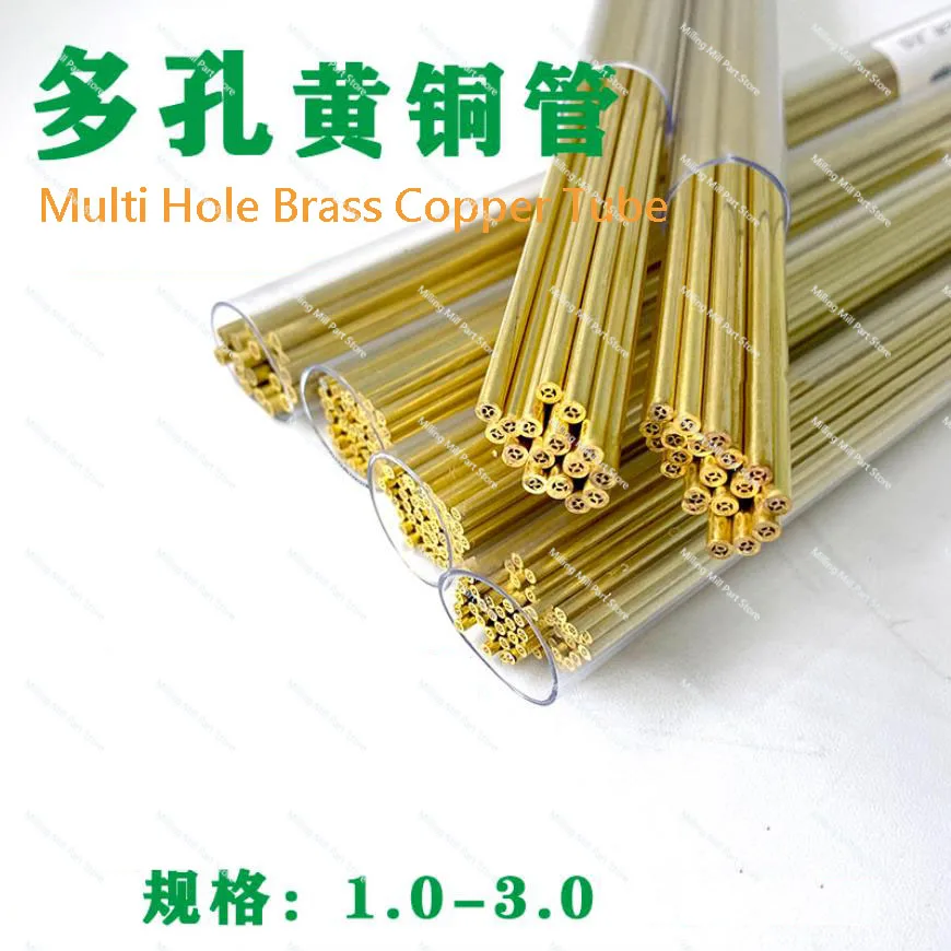 Multi Furo Latão Cobre Tubo 400 mm Edm Máquina de Perfuração Acessórios de Corte de Arame Slow Running Eletrodo Consumíveis Piercing