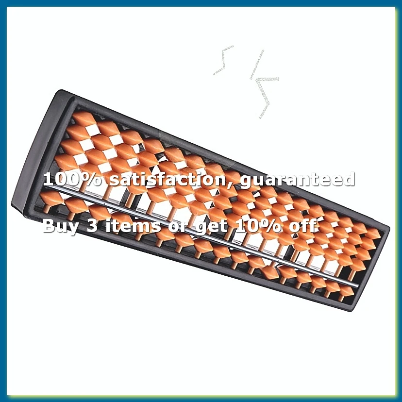 Plastic Abacus Arithmetic Abacus Kids Calculation Tool 17 digits-DTB3