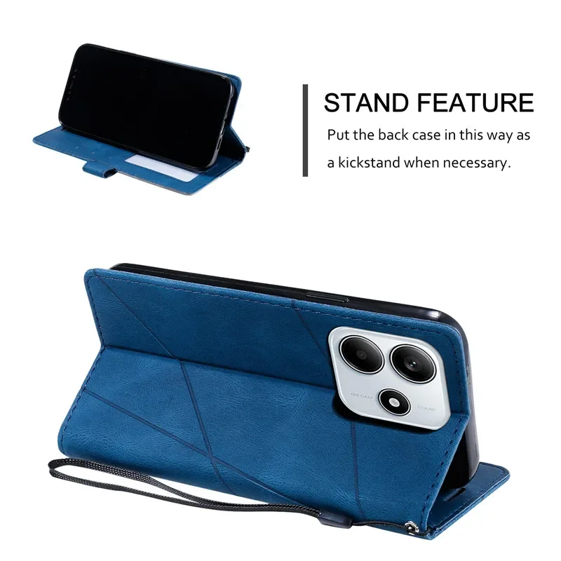 Flip Magnetic Leather Cover For Xiaomi Redmi Note14 14C Note 14 13 Pro Plus 13C 5G Note13 Coque Wallet Stand Phone Cases Fundas