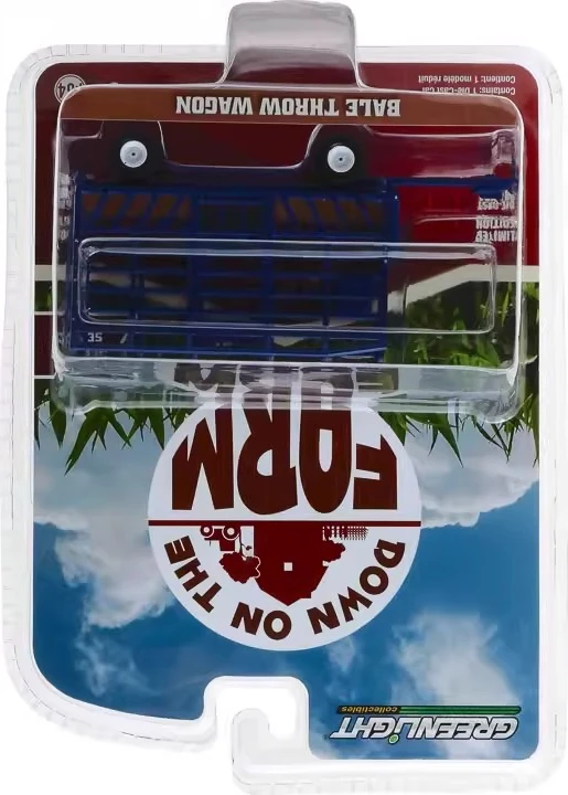 

Limited Edition Model 1:64 Falling Farm Series 2 - Bale Throw Wagon - Blue Original Wrap Wall Hanging Gift for Friends
