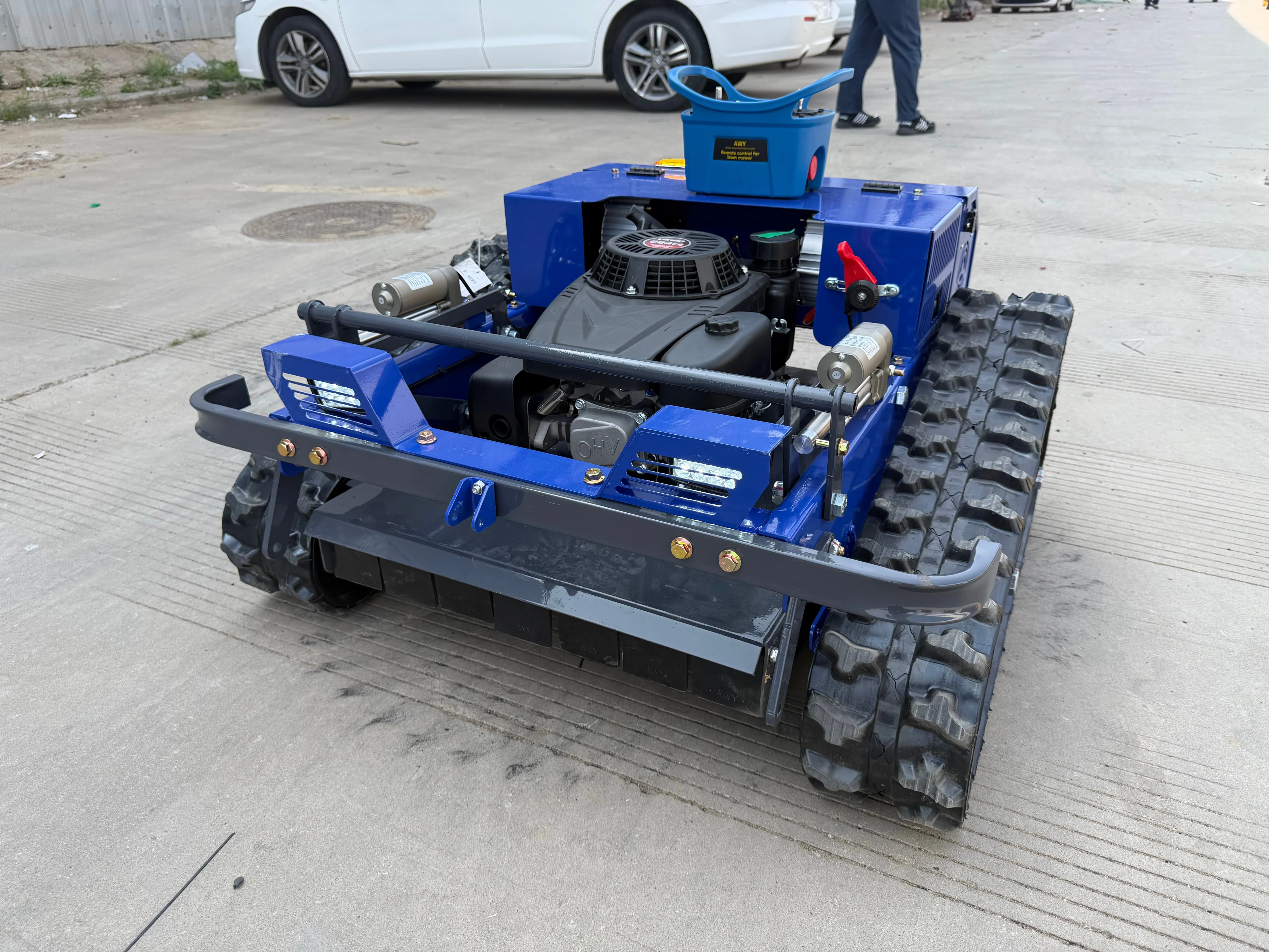 Lightweight and Compact Lawn Mower for Easy Handling Remote Control Lawn Mower