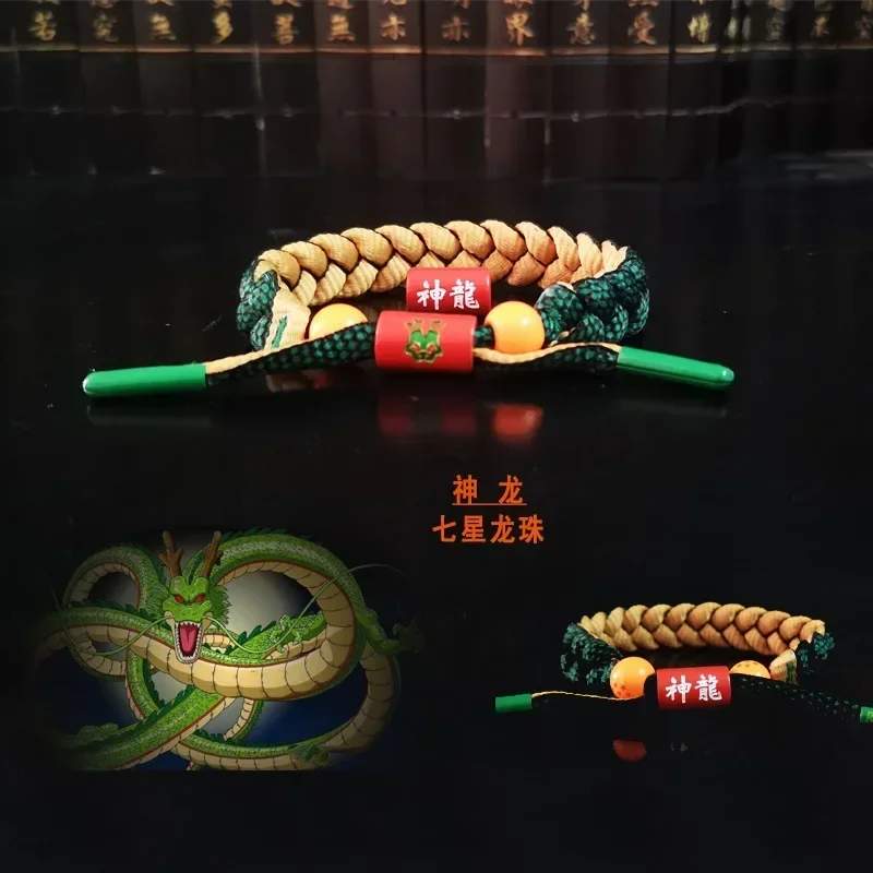 DRAGON BALL Hand-woven Action Figures Son Goku Vegeta Saiyan Rope Bracelet Kids Birthday Christmas Gift Accessories Decor