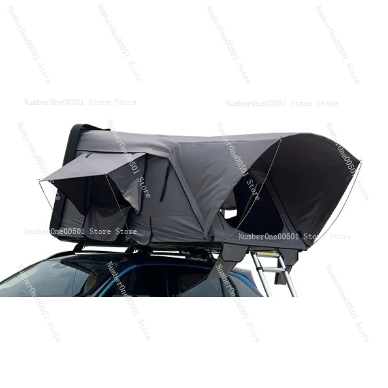 

Палатка на крыше с твердым корпусом для внедорожника, грузовика, автомобиля на 2-5 человек, автоматическая складная автомобильная палатка для кемпинга, водонепроницаемое укрытие для путешествий на открытом воздухе