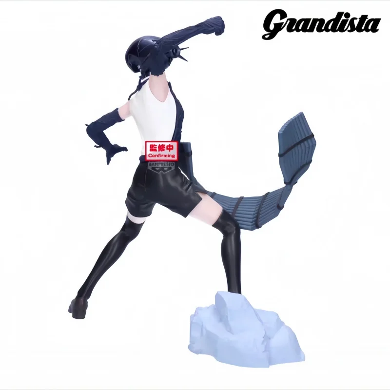 Véritable Bandai Banpresto tronçonneuse homme Grandista Reze PVC Original Anime Figure modèle Garage Kit Collection ornement jouets cadeaux
