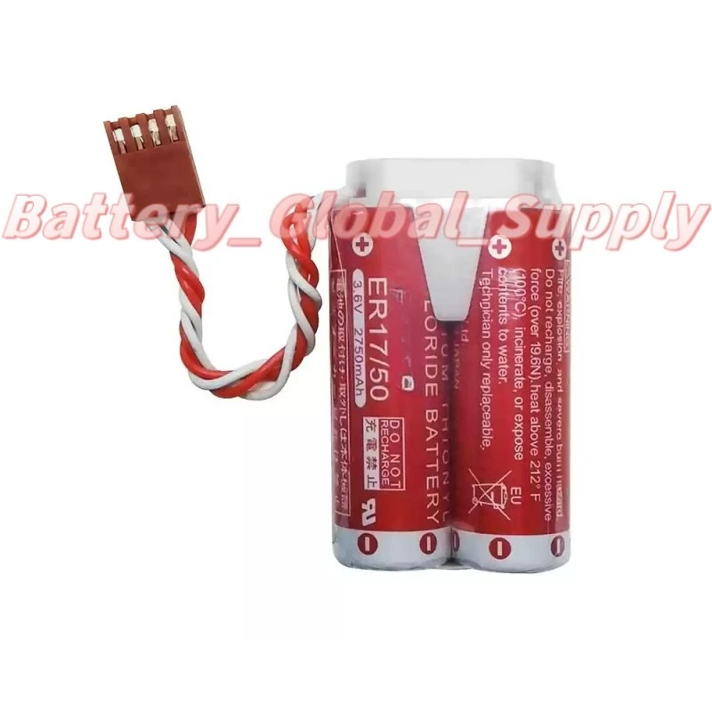 

ER17/50 Parallel Battery Pack 3.6V for Robot MD500N 50750-1018-