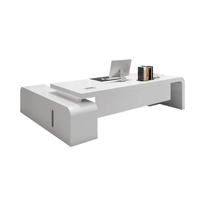 Painted boss desk simple modern president desk fashionable atmosphere manager supervisor desk