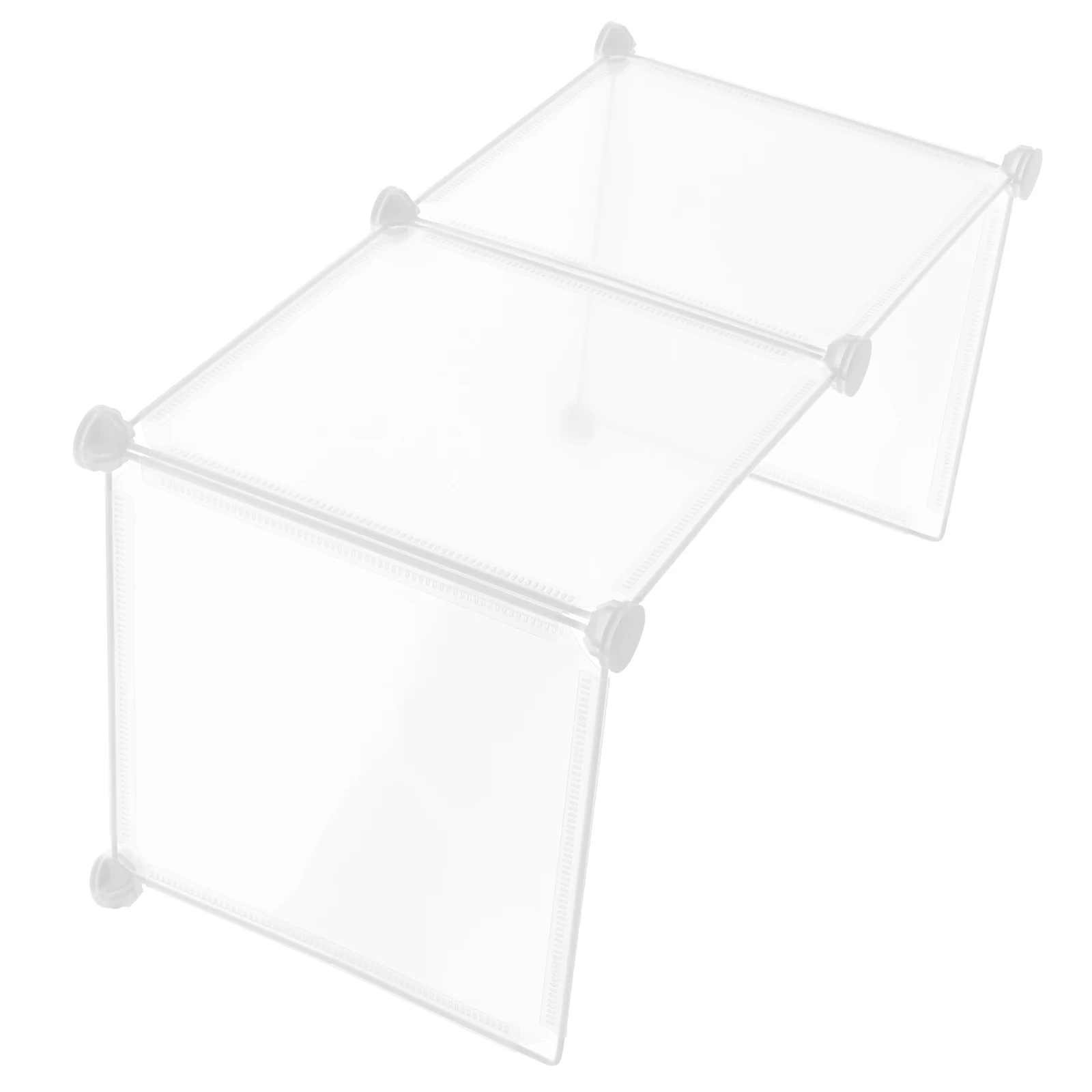 

1Pc Desk Divider Board Removable Desktop Panel Transparent Screen Protector Countertop Guard Plastic Easy Clean Folding