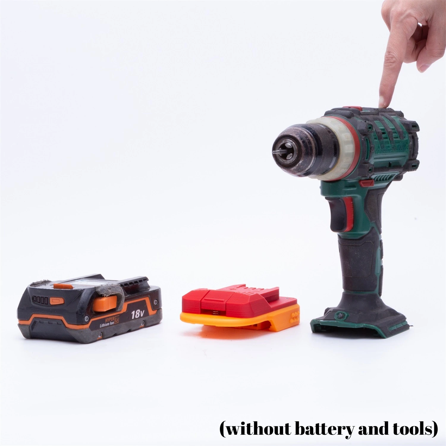 

Batteries Adapter For Ridgidr/ AEG 18V Lithium Adapter Converter To Lidl Parkside x20v Team Tools Converter(No battery Tool)