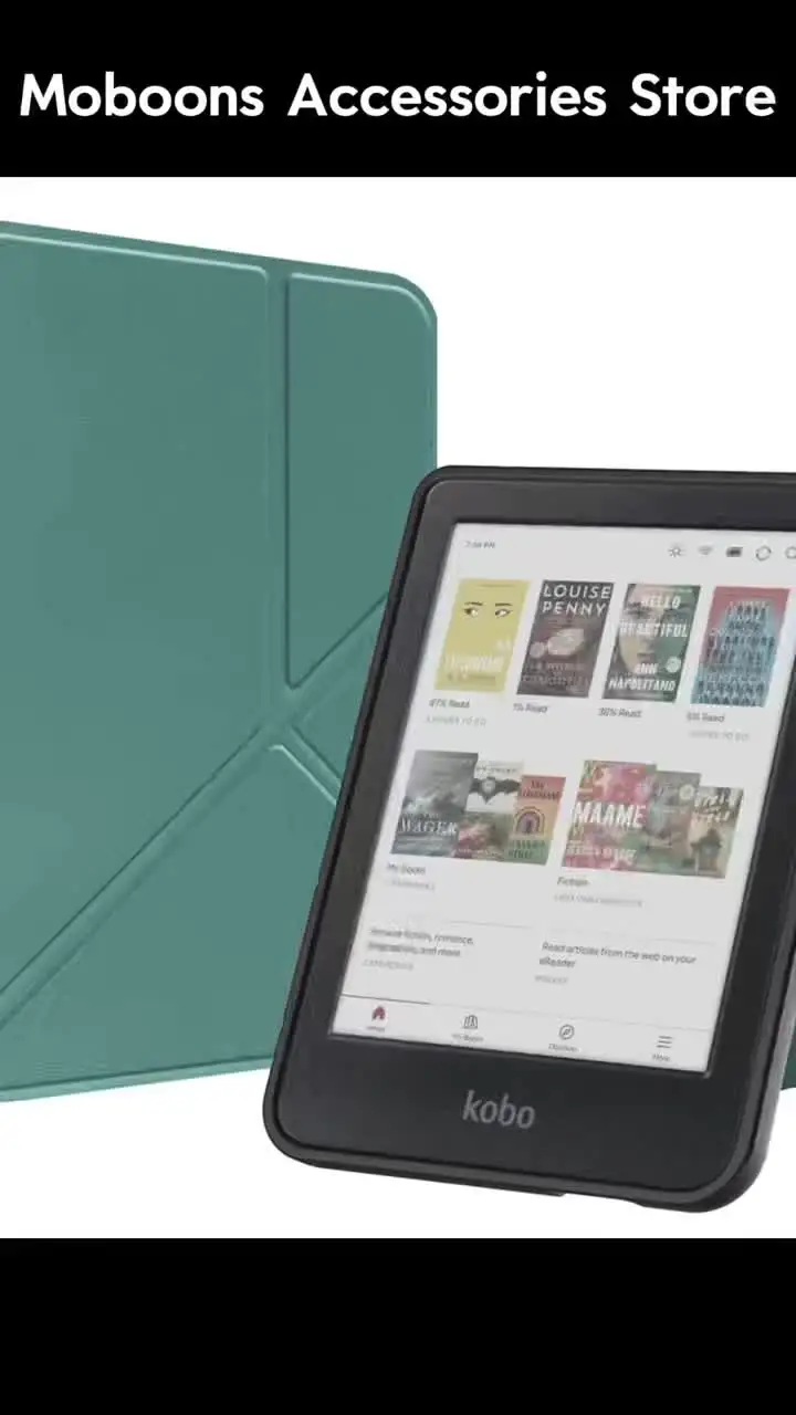 For Kobo Clara Colour BW 2024 2E Case 6 inch Origami Stand Sleep