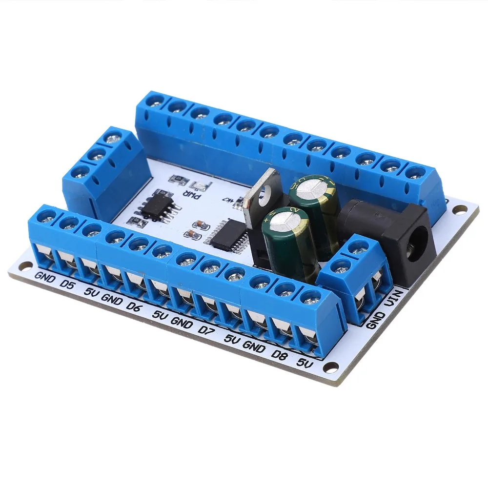 Modulo sensore RS485 DC6-24V 8-13MA DS18B20 Modulo sensore di temperatura digitale scheda R4DCB08 a 8 canali
