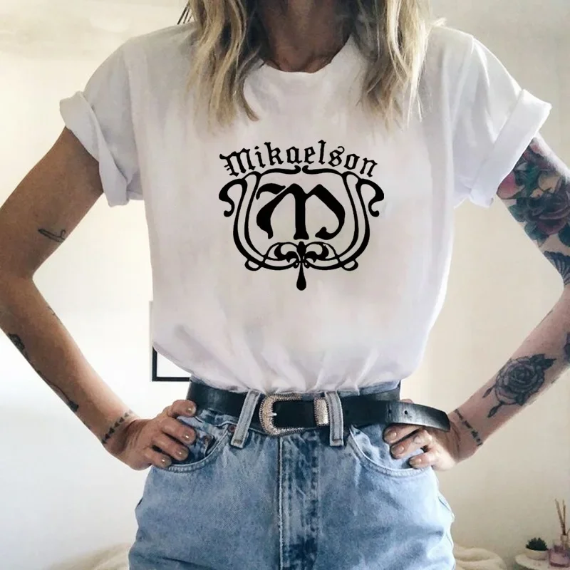 The Vampire Diaries Women\'s T-shirT Summer Loose Top Female T Shirt Harajuku Ulzzang Clothes Casual O-neck Ladies Tees Top Shirt