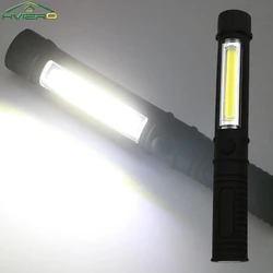 Mini Pen Flashlight Multifunction LED Lamp Portable Night Work Light Inspection Magnetic Base Waterproof Camping Fishing Cycling