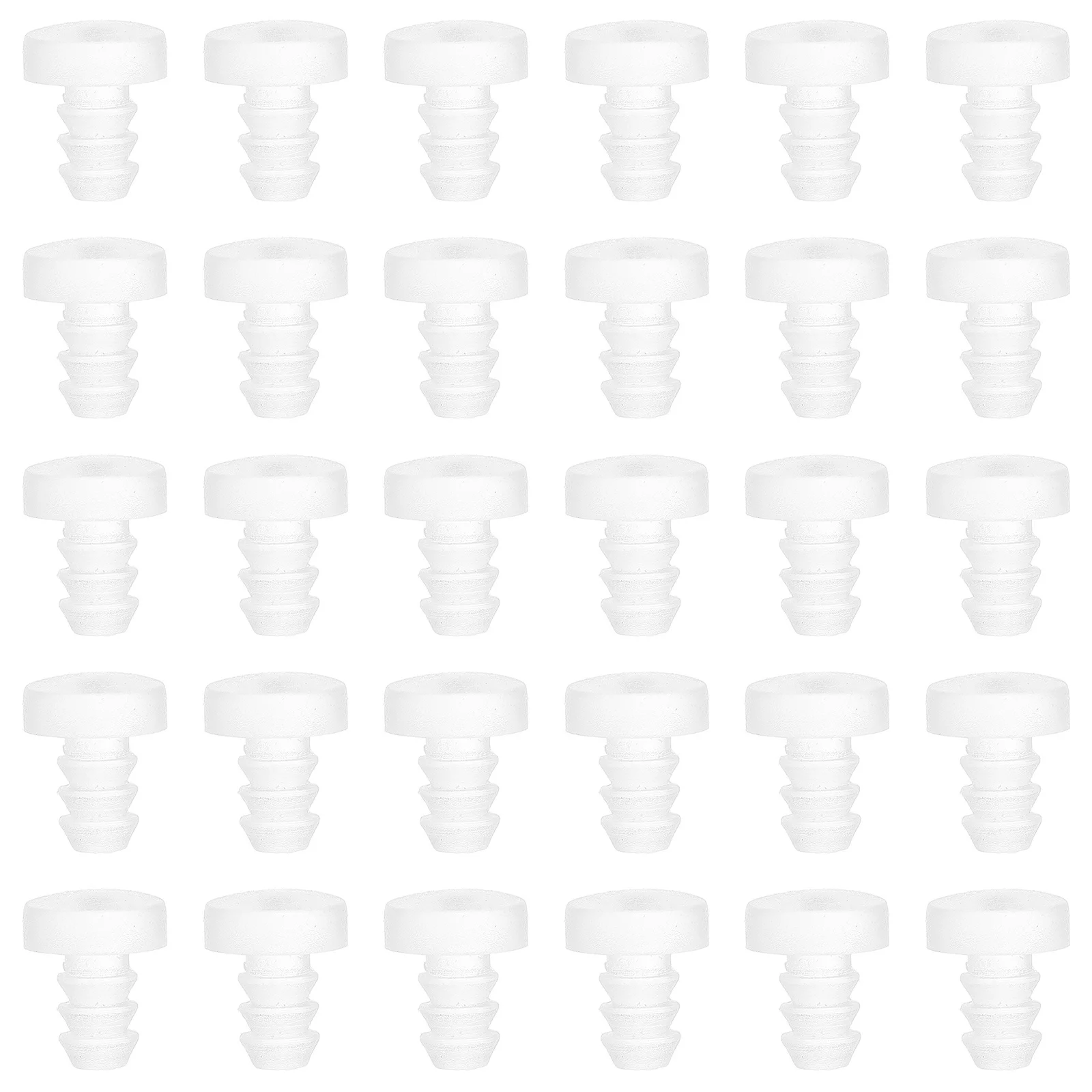 

50pcs Rubber Bumpers For Furniture Anti-Collision Pads Wear-Resistant Non-Slip Protection Table Chair Cabinet Legs Home Office