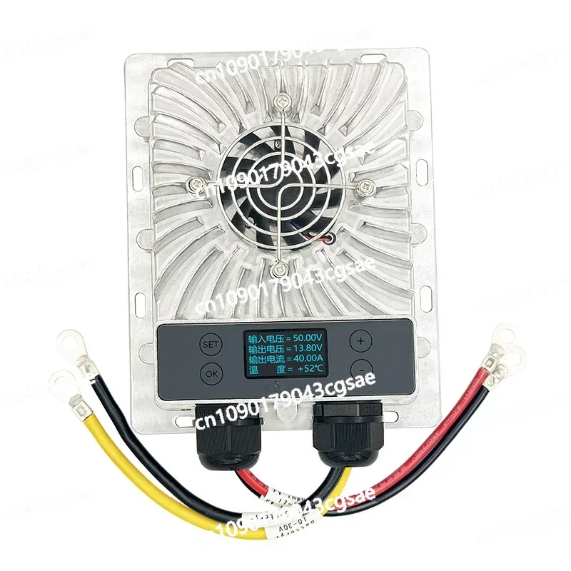 

600W Step-down MPPT Solar Charging Controller 10-30V Voltage Adjustable with Display Photovoltaic Lithium Battery