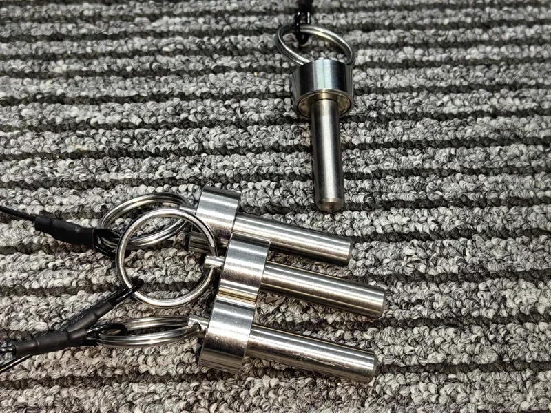 MW Audio Professioneller PinLock-Magnetriegel mit Schnellverschluss für Lautsprecherzubehör – Edelstahlkonstruktion – Detail 8