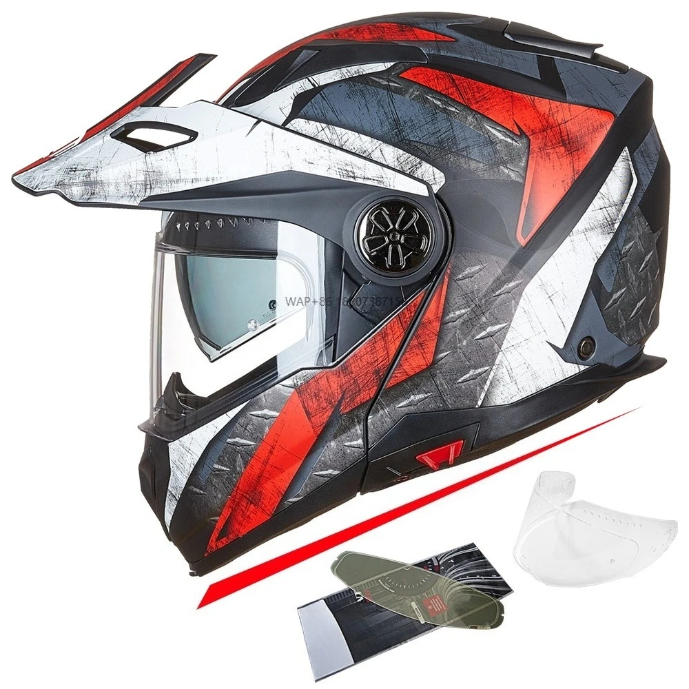 

Модульный шлем для снегохода с полной защитой лица, противотуманный визор, модель 909F, мотоциклетный шлем