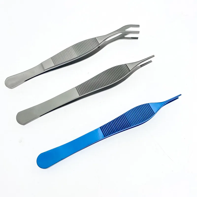 Nose plastic clip tissue forceps 1PC nasal plastic surgery 12cm Cartilage tweezers Stainless Steel