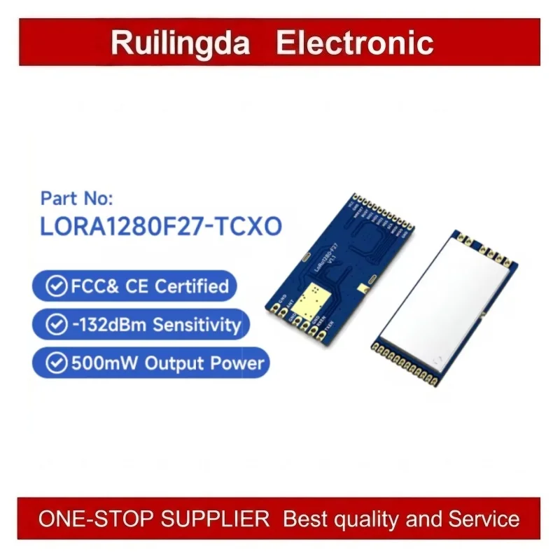 G-NiceRF LORA1280F27-TCXO High Power Wireless Module 500mW 2.4G Range Measurement LoRa1280F27-TCXO for Range Measurement