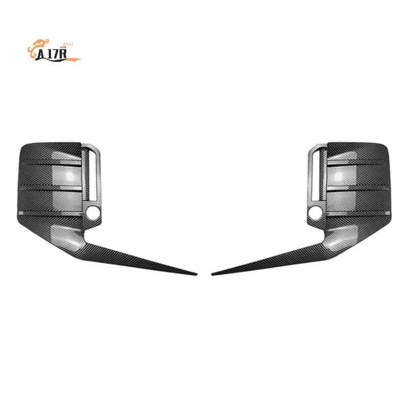 

A17R-Car Rear Bumper Air Vent Side Wind Blade Spoiler Indicator Light Trim For BMW 2 Series M2 G87 MP 2023+
