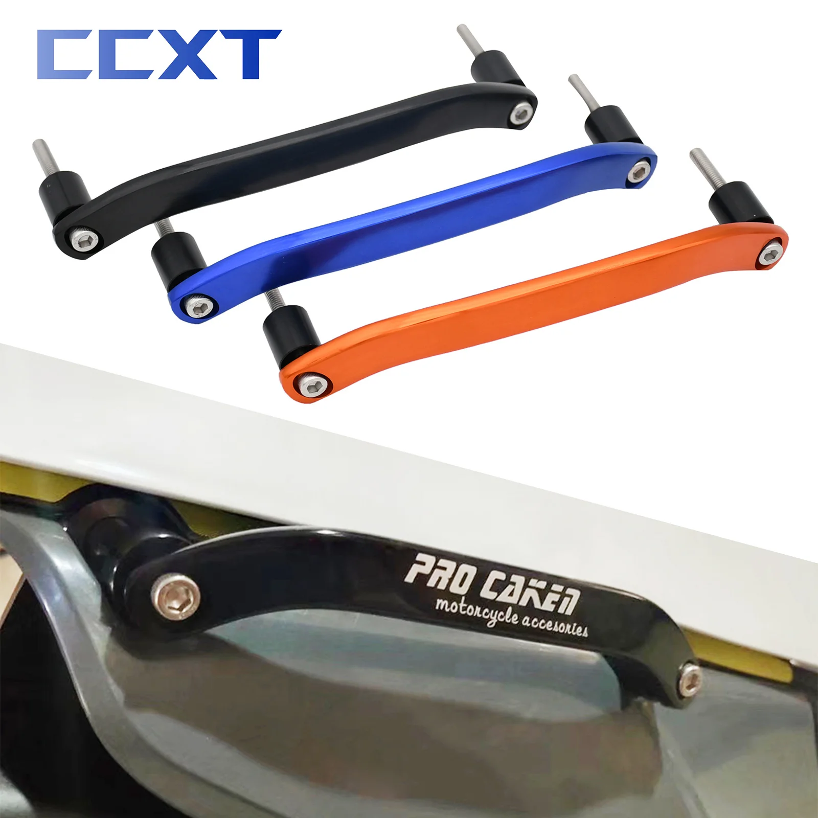 CNC Rear Passenger Grab Rail Handle For KTM SX SXF XC XCF XCW EXC EXCF SIX-DAYS FACTORY EDITION 125-500cc 2011-2016 Universal