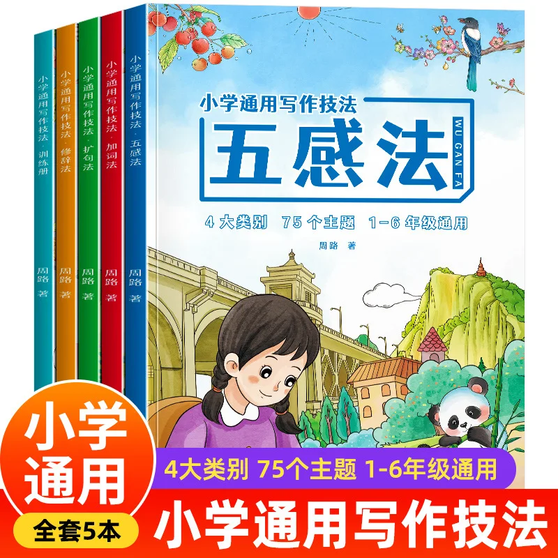 Primary School Writing Techniques, Method of Vocabulary Addition, Five Senses Rhetoric, Expanded Syntax. Specialized Training